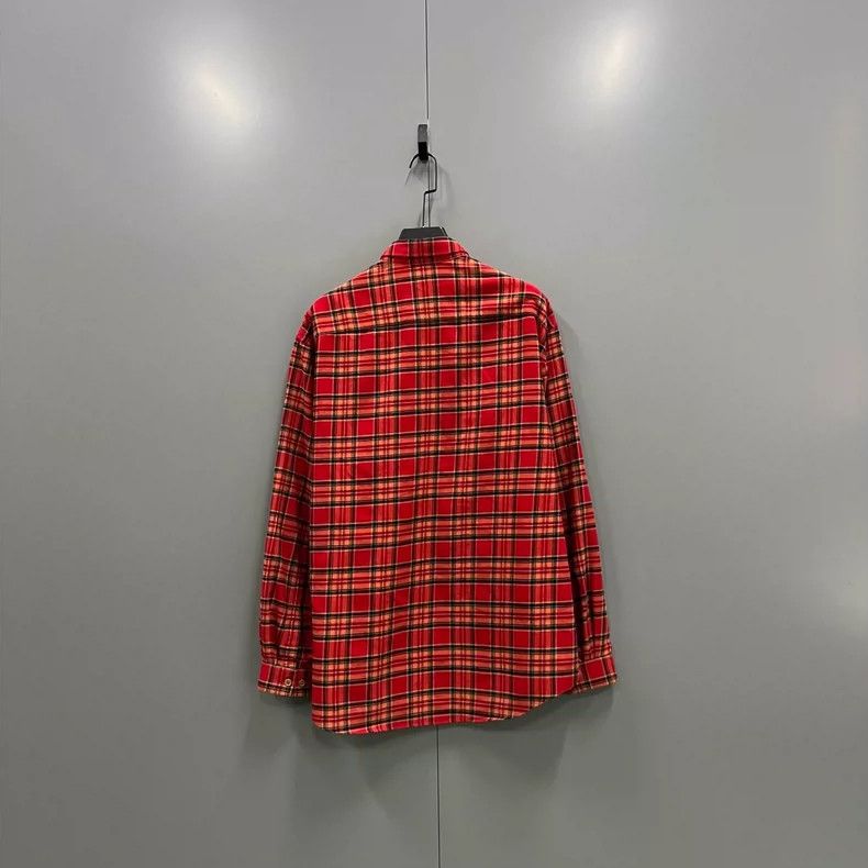 Gucci GUCCI Plaid Logo Shirt Size 50 Size US L / EU 52-54 / 3 - 2 Thumbnail