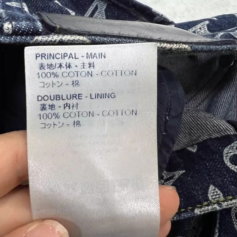 Louis Vuitton Louis Vuitton Blue Monogram Denim Pants Size US 36 / EU 52 - 4 Thumbnail