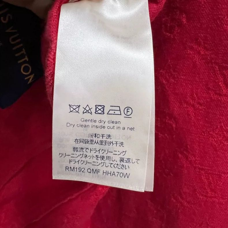Louis Vuitton Louis Vuitton Red Denim Jacket with Old Flower Size US L / EU 52-54 / 3 - 4 Thumbnail