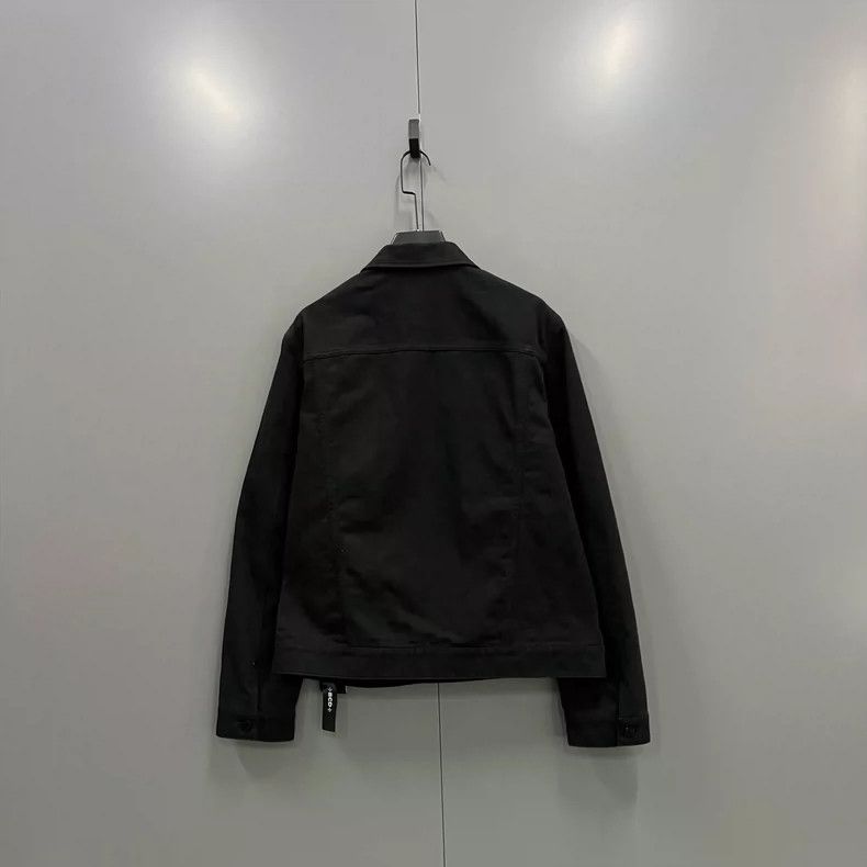 Louis Vuitton Louis Vuitton Black Denim Jacket Size 52 Size US L / EU 52-54 / 3 - 2 Thumbnail