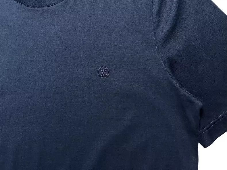 Louis Vuitton Louis Vuitton Deep Blue Short Sleeve Shirt Size US XXL / EU 58 / 5 - 2 Thumbnail