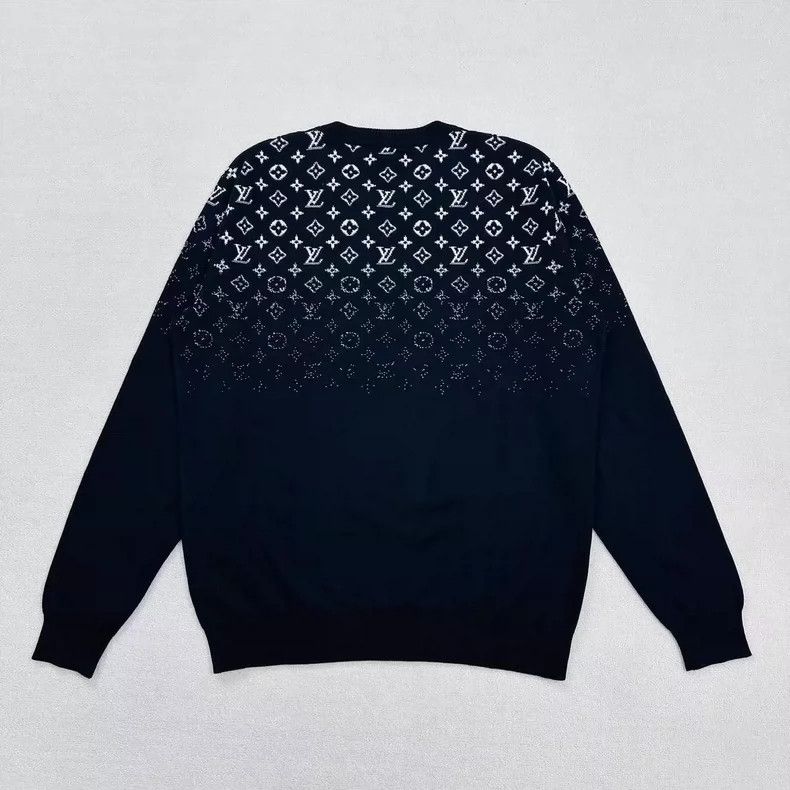 Louis Vuitton Louis Vuitton Black Gradient Logo Sweater Size US L / EU 52-54 / 3 - 2 Thumbnail