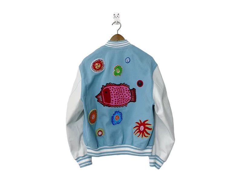 Louis Vuitton Louis Vuitton Cartoon Embroidered Baseball Jacket Size US L / EU 52-54 / 3 - 3 Thumbnail