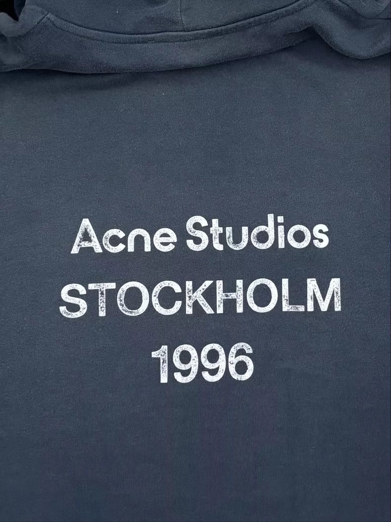 Acne Studios Acne Studios Black Hooded Sweatshirt Size S Size US S / EU 44-46 / 1 - 3 Thumbnail