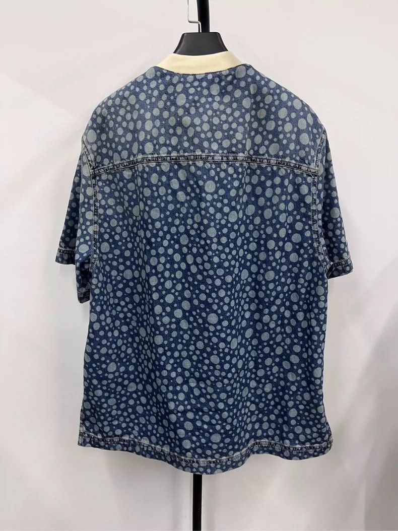 Louis Vuitton Louis Vuitton Polka Dot Short Sleeve Shirt Size US L / EU 52-54 / 3 - 2 Thumbnail