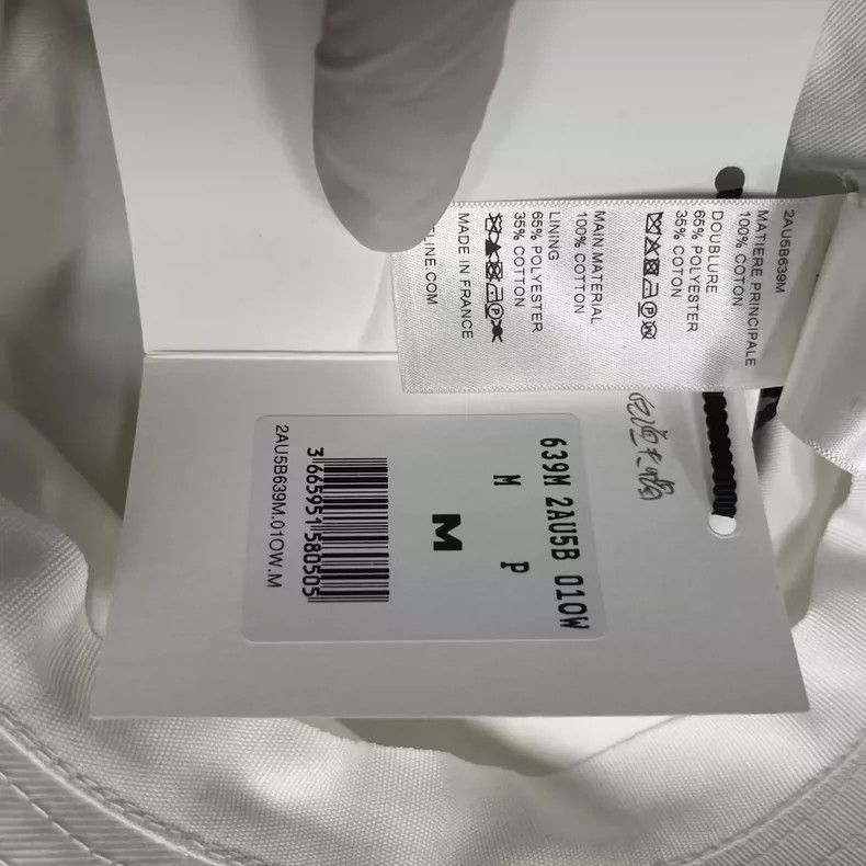 Celine Celine White Casual Logo Cotton Bucket Hat Size ONE SIZE - 4 Thumbnail