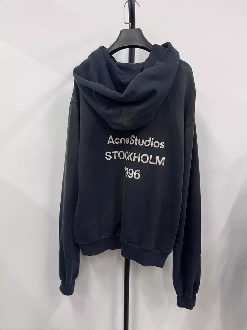 Acne Studios Acne Studios Black Hooded Long Sleeve Sweatshirt Size US S / EU 44-46 / 1 - 2 Thumbnail