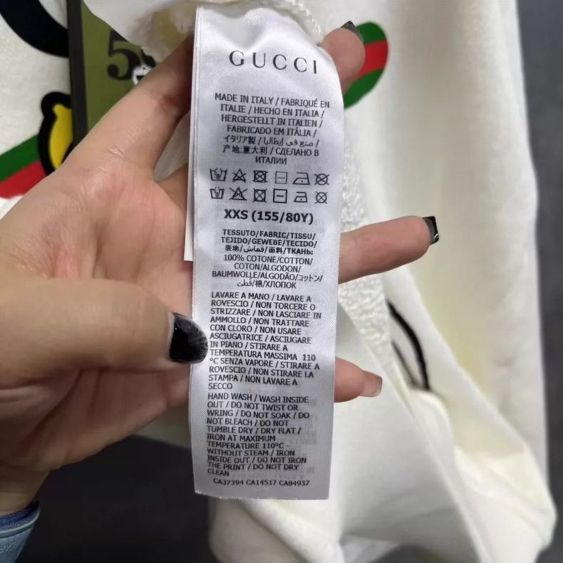 Gucci Gucci Ivory Long Sleeve Sweatshirt with Logo Size US XXS / EU 40 - 4 Thumbnail