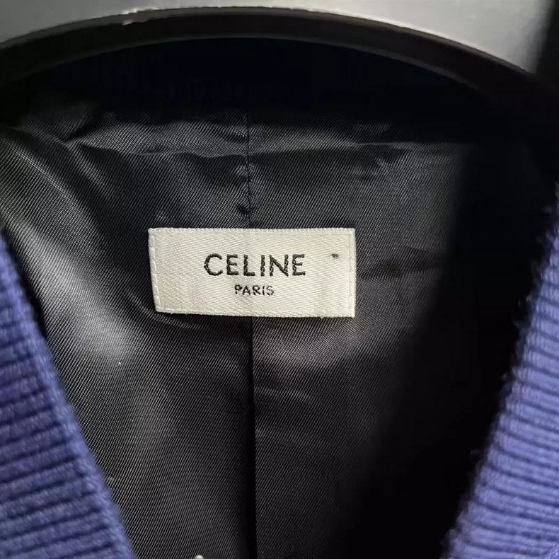 Celine Celine Blue Logo Embroidered Stripe Jacket Size US S / EU 44-46 / 1 - 3 Thumbnail