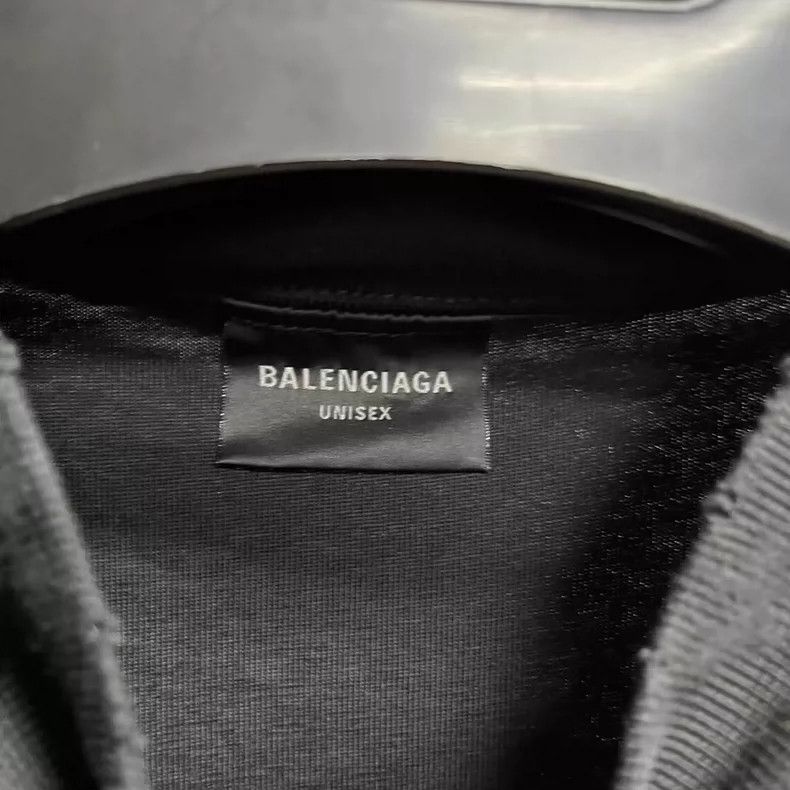 Balenciaga Balenciaga Black Logo Print Short Sleeve T-Shirt Size US S / EU 44-46 / 1 - 3 Thumbnail