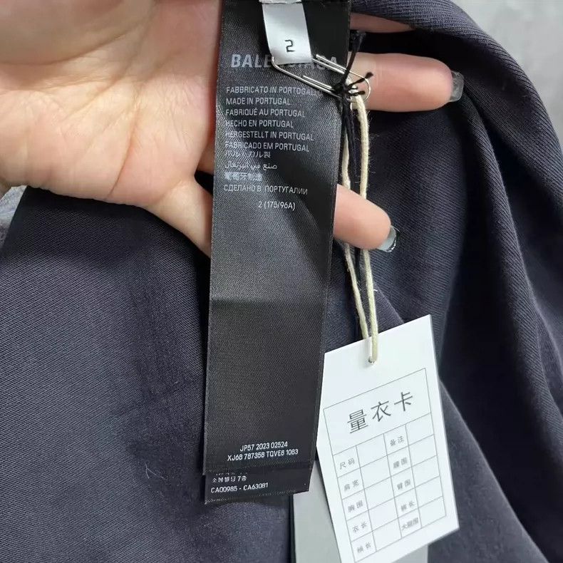 Balenciaga Balenciaga Black Graphic Short Sleeve T-Shirt Size US S / EU 44-46 / 1 - 4 Thumbnail
