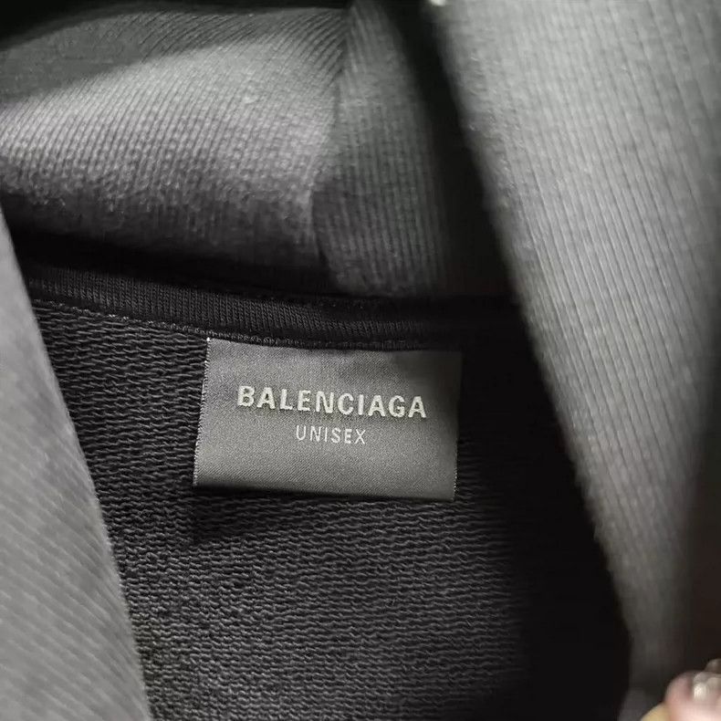 Balenciaga Balenciaga Short Sleeve Hooded Sweatshirt Size US M / EU 48-50 / 2 - 3 Thumbnail