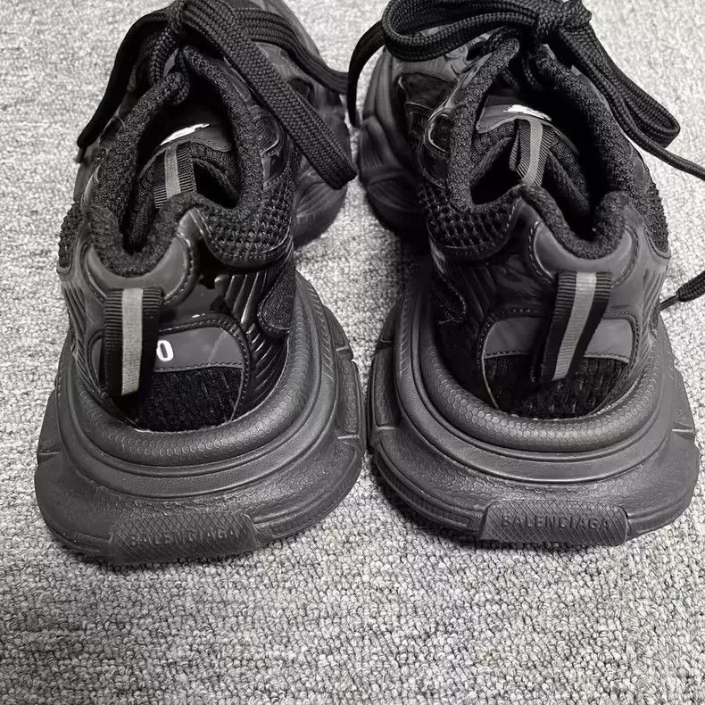 Balenciaga Balenciaga Black Low Top Dad Sneakers Size 40 Size US 7.5 / EU 40-41 - 3 Thumbnail