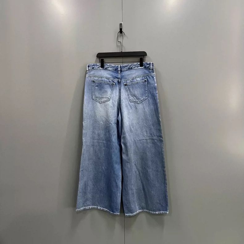 Maison Margiela Maison Margiela Wide Leg Denim Pants Size US 42 / EU 58 - 2 Thumbnail