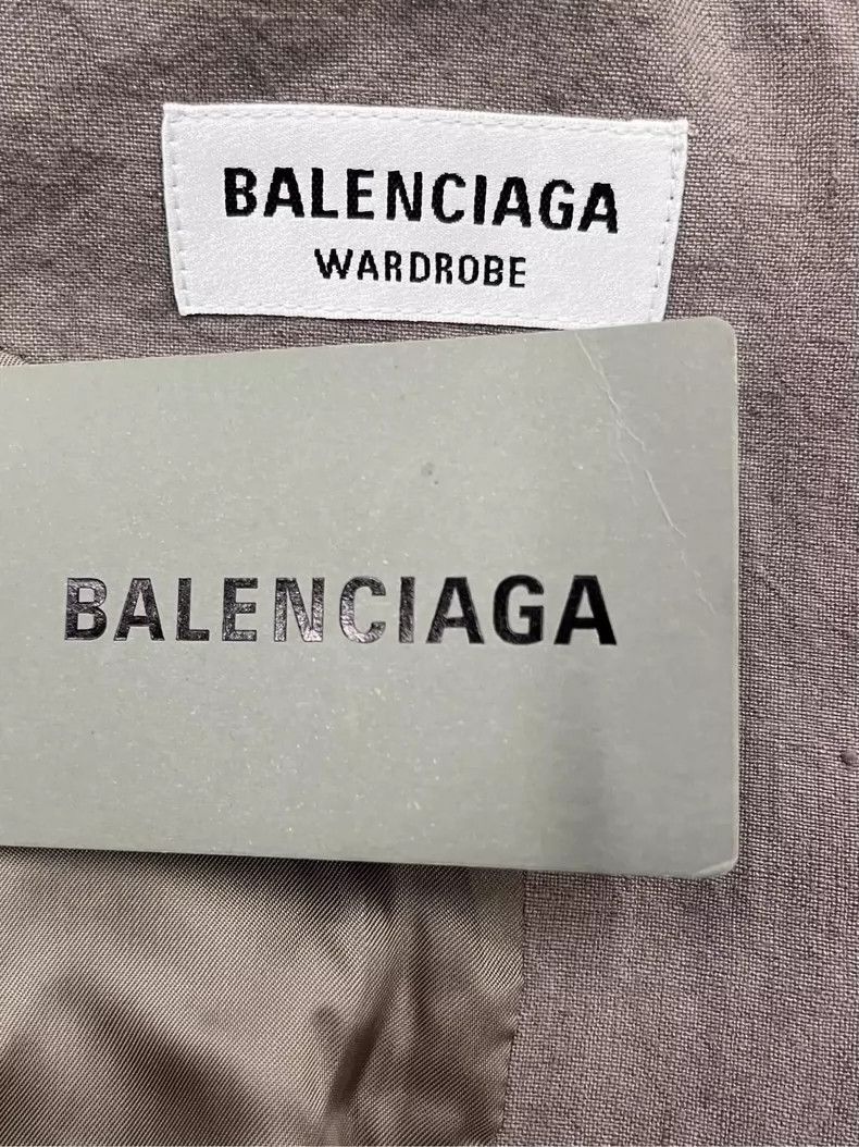 Balenciaga Balenciaga Oversized Blazer with Shoulder Pads Size US S / EU 44-46 / 1 - 3 Thumbnail