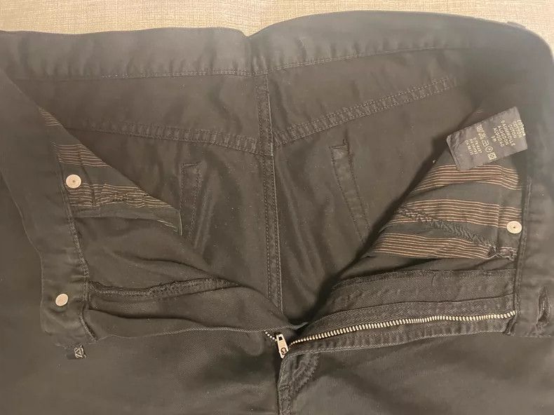 Ermenegildo Zegna Ermenegildo Zegna Black Casual Cotton Pants Size US 34 / EU 50 - 4 Thumbnail
