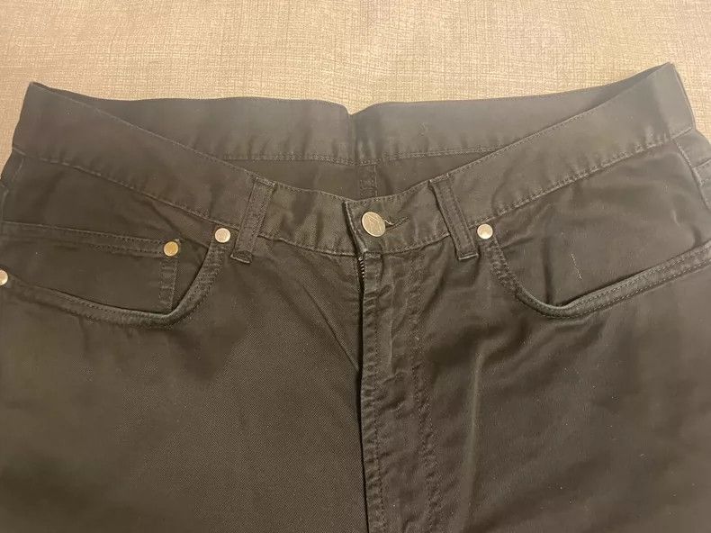 Ermenegildo Zegna Ermenegildo Zegna Black Casual Cotton Pants Size US 34 / EU 50 - 3 Thumbnail