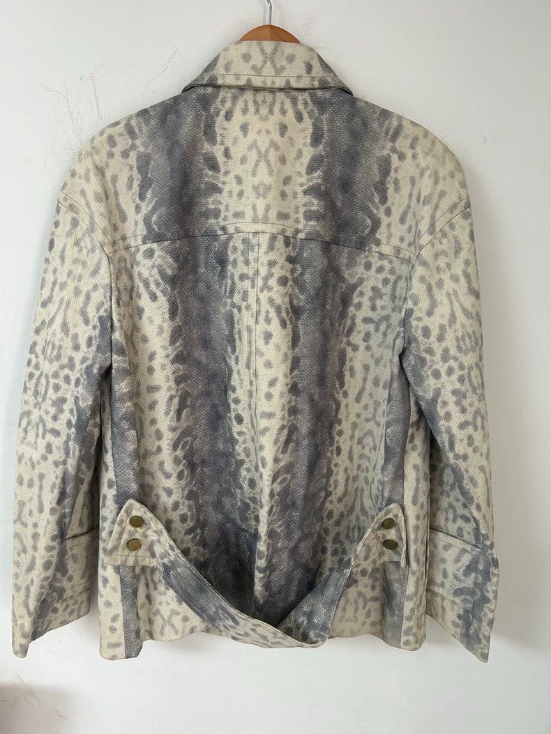Gucci Gucci Snake Print Leather Jacket Size US M / EU 48-50 / 2 - 2 Thumbnail