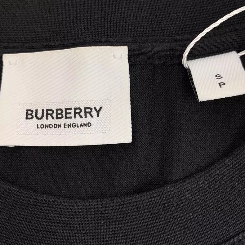 Burberry Burberry Black Logo Cotton Short Sleeve T-Shirt Size US S / EU 44-46 / 1 - 6 Thumbnail