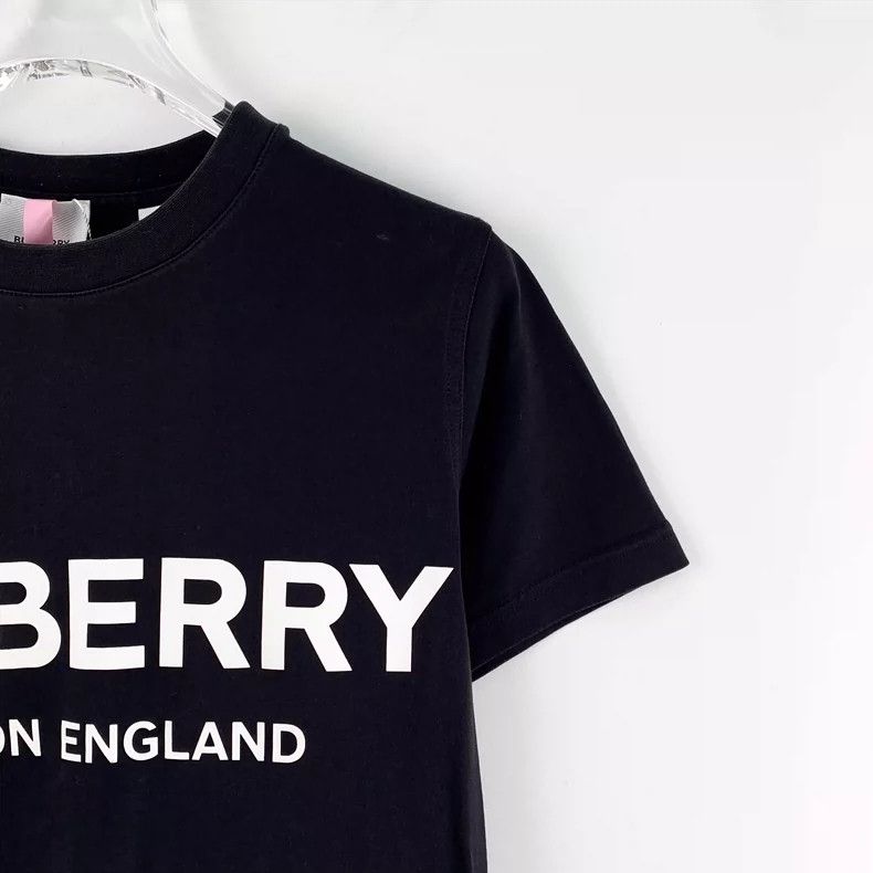 Burberry Burberry Black Logo Cotton Short Sleeve T-Shirt Size US S / EU 44-46 / 1 - 3 Thumbnail