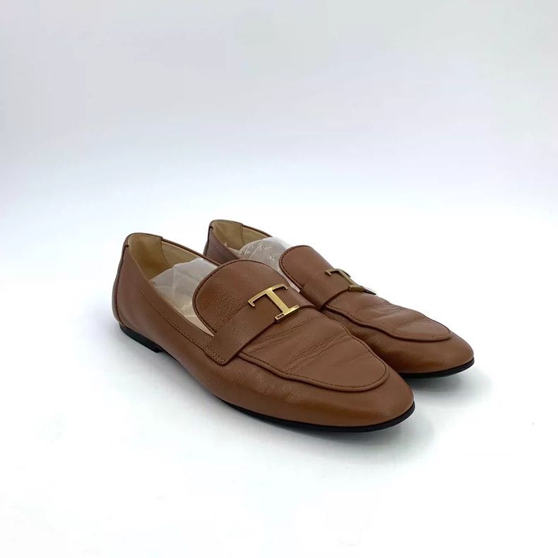 Tod's Tod's Brown Flat Slip-On Loafers Size 40 Size US 10 / EU 43 - 2 Thumbnail