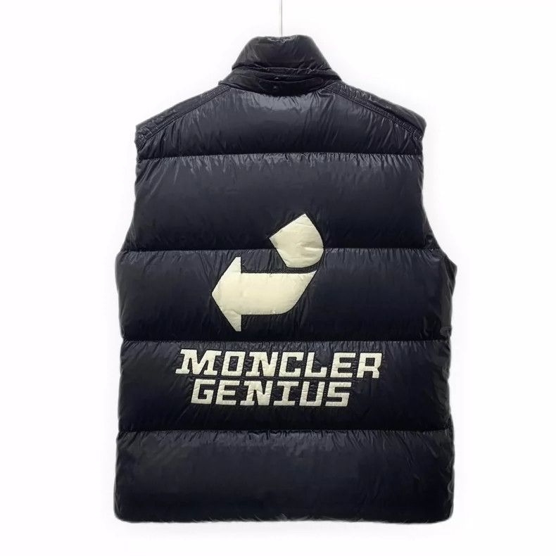 Moncler Genius Moncler Black Logo Zip Puffer Vest 5XL Size US XXL / EU 58 / 5 - 2 Thumbnail