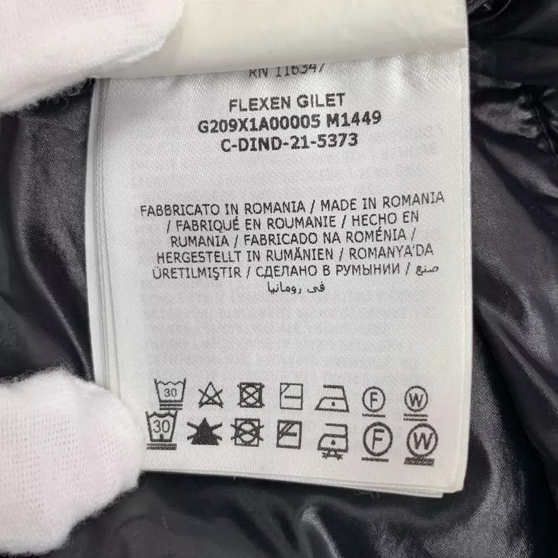 Moncler Genius Moncler Black Logo Zip Puffer Vest 5XL Size US XXL / EU 58 / 5 - 8 Thumbnail