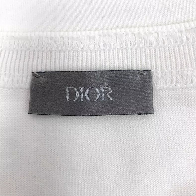 Dior Christian Dior Color Logo Cotton T-Shirt Size US L / EU 52-54 / 3 - 6 Thumbnail