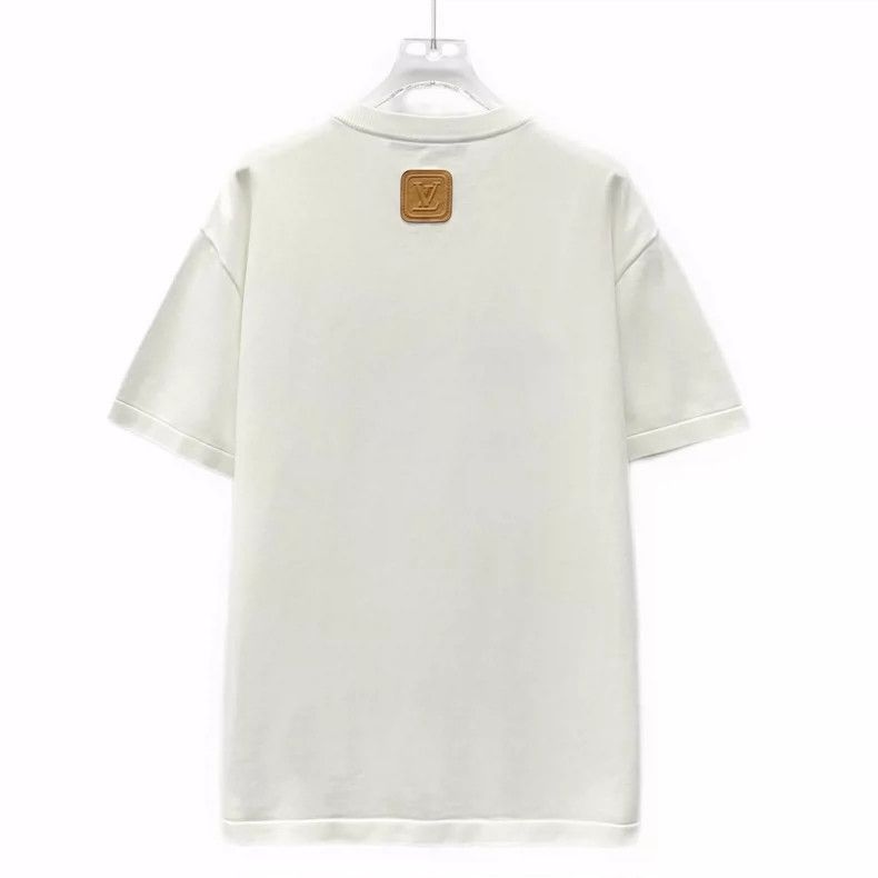 Louis Vuitton Louis Vuitton White Cotton Short Sleeve T-Shirt Size US M / EU 48-50 / 2 - 2 Thumbnail