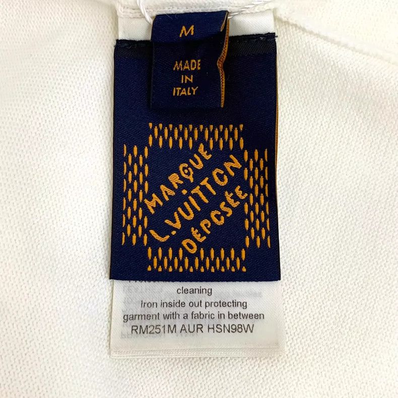 Louis Vuitton Louis Vuitton White Cotton Short Sleeve T-Shirt Size US M / EU 48-50 / 2 - 7 Thumbnail