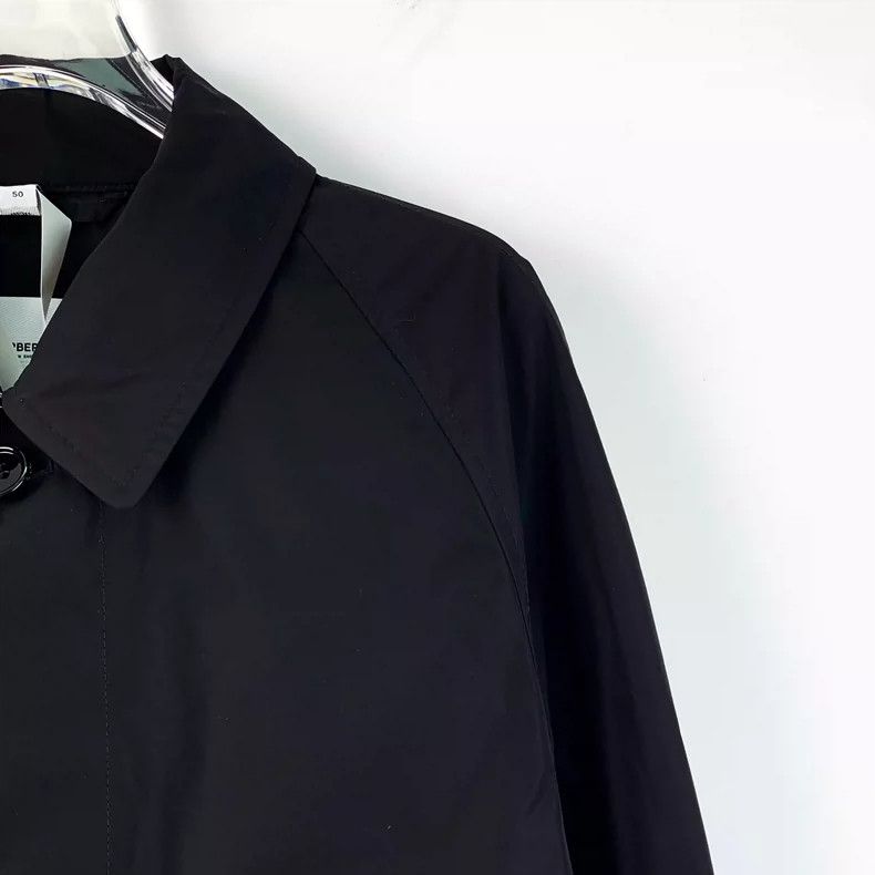 Burberry Burberry Black Long Sleeve Overcoat Size 50 Size US L / EU 52-54 / 3 - 3 Thumbnail