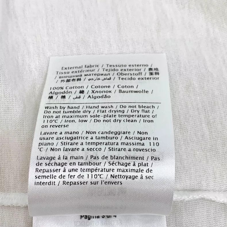 Valentino Valentino White Letter Print Cotton T-shirt Size US XS / EU 42 / 0 - 8 Thumbnail