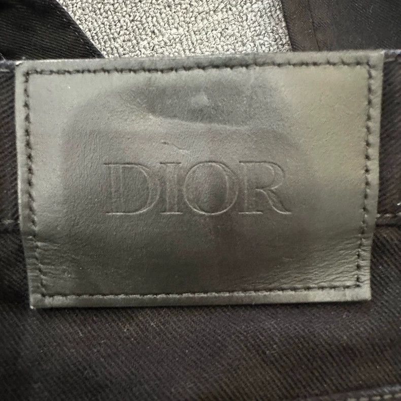 Dior DIOR Black Straight Leg Denim Pants for Men Size US 31 - 3 Thumbnail