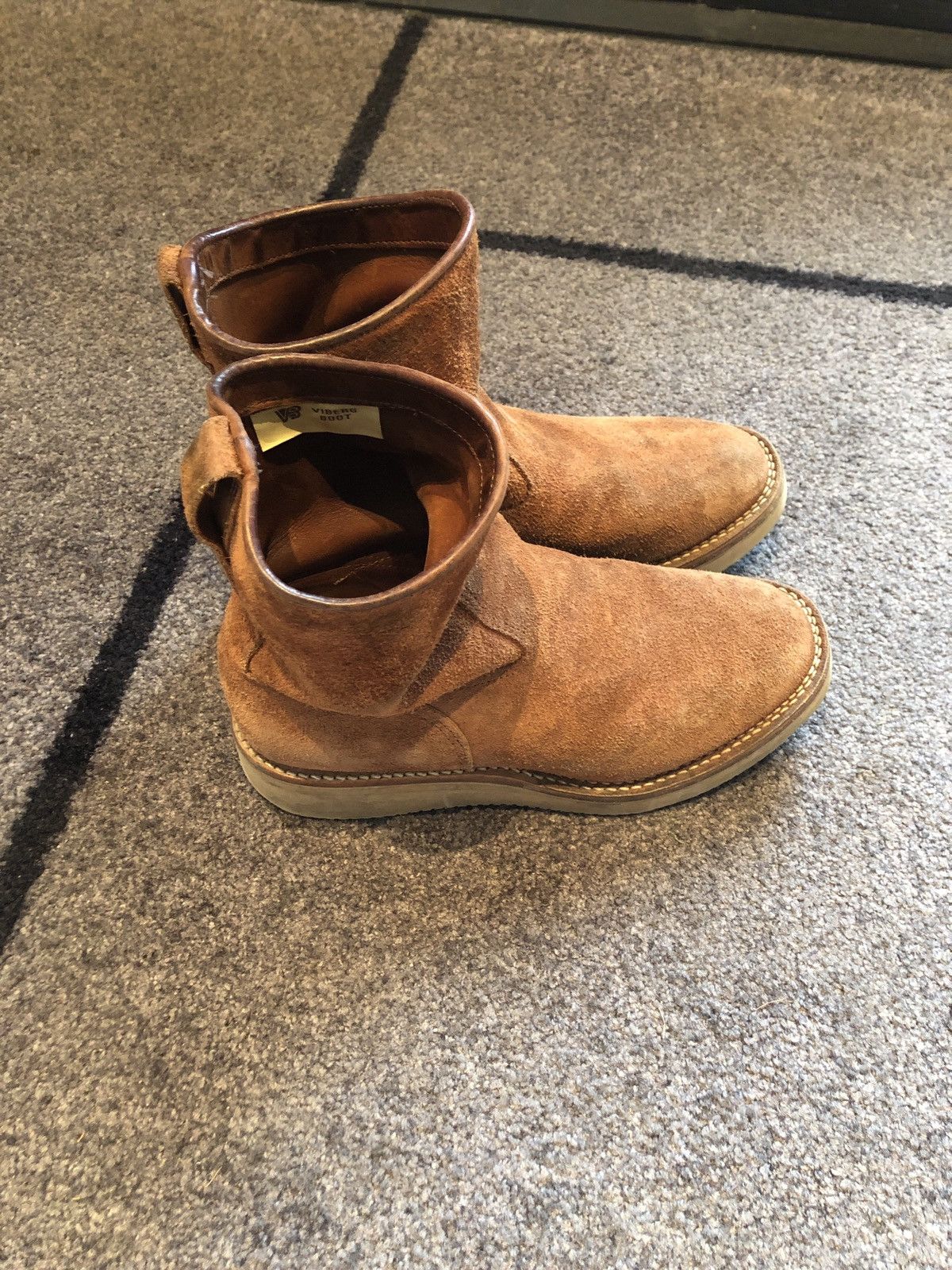 Viberg ROPER PECOS ROUGHOUT SUEDE AGED BARK | Grailed