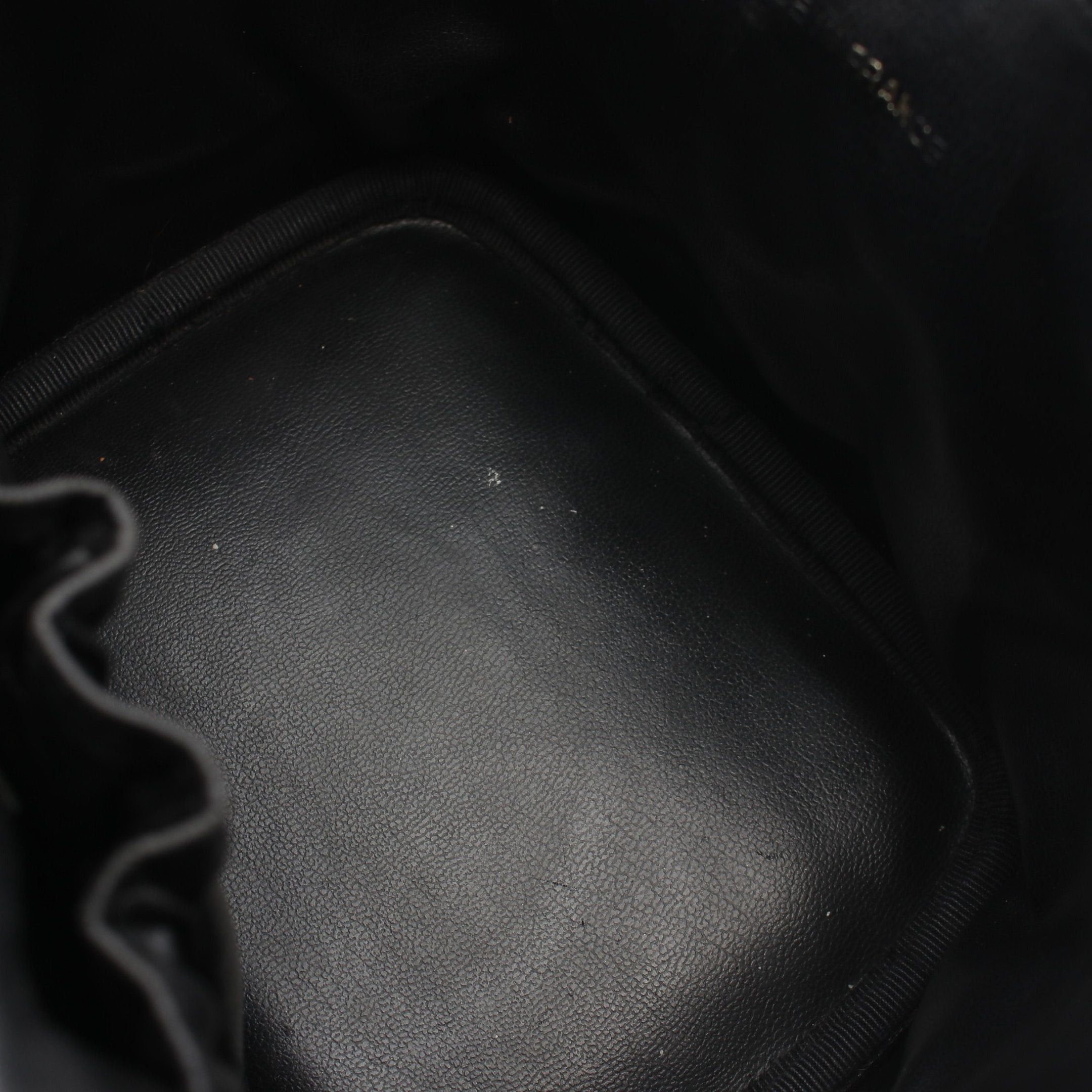 Chanel Chanel Coco Mark Handbag Vanity Bag Caviar Skin Black Gold Hardware Size ONE SIZE - 11 Thumbnail