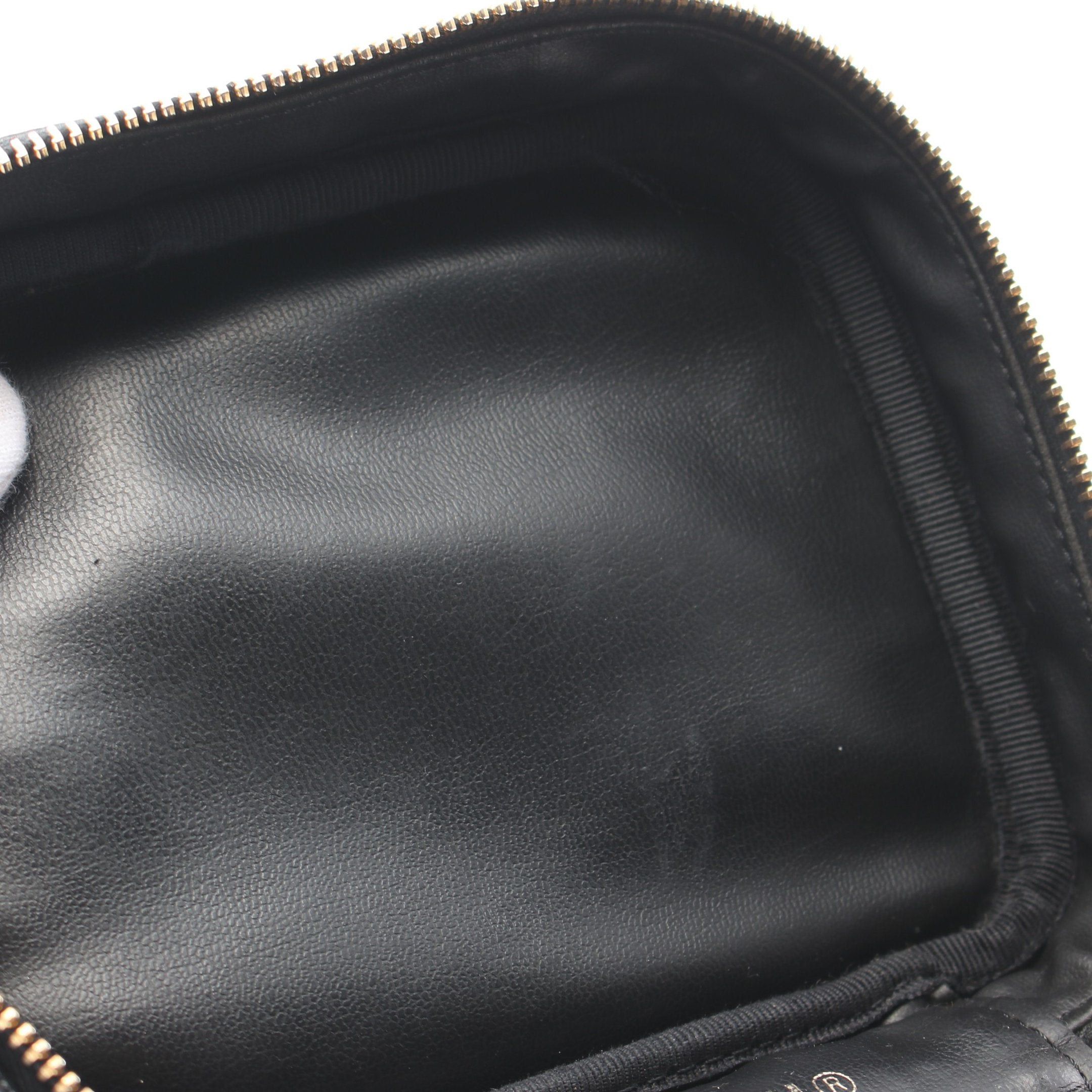 Chanel Chanel Coco Mark Handbag Vanity Bag Caviar Skin Black Gold Hardware Size ONE SIZE - 9 Thumbnail