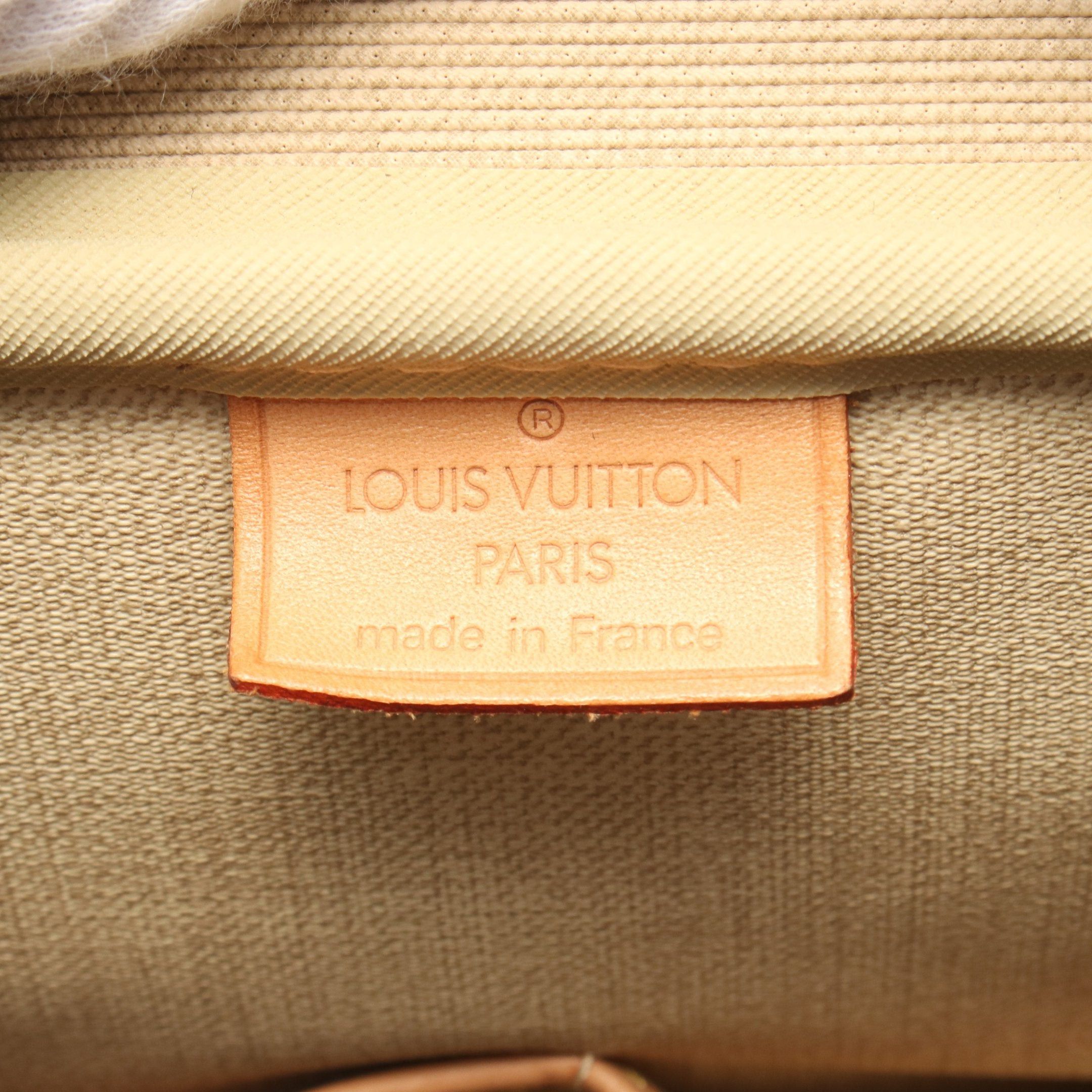 Louis Vuitton Louis Vuitton Deauville Bowling Vanity Monogram Handbag Leather Brown Size ONE SIZE - 4 Thumbnail