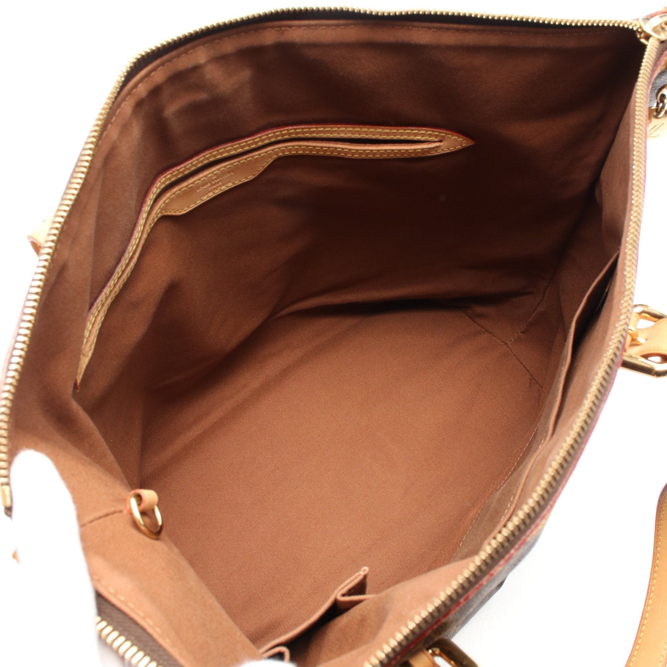 Louis Vuitton Louis Vuitton Palermo Gm Monogram Shoulder Bag Leather Brown Size ONE SIZE - 3 Thumbnail