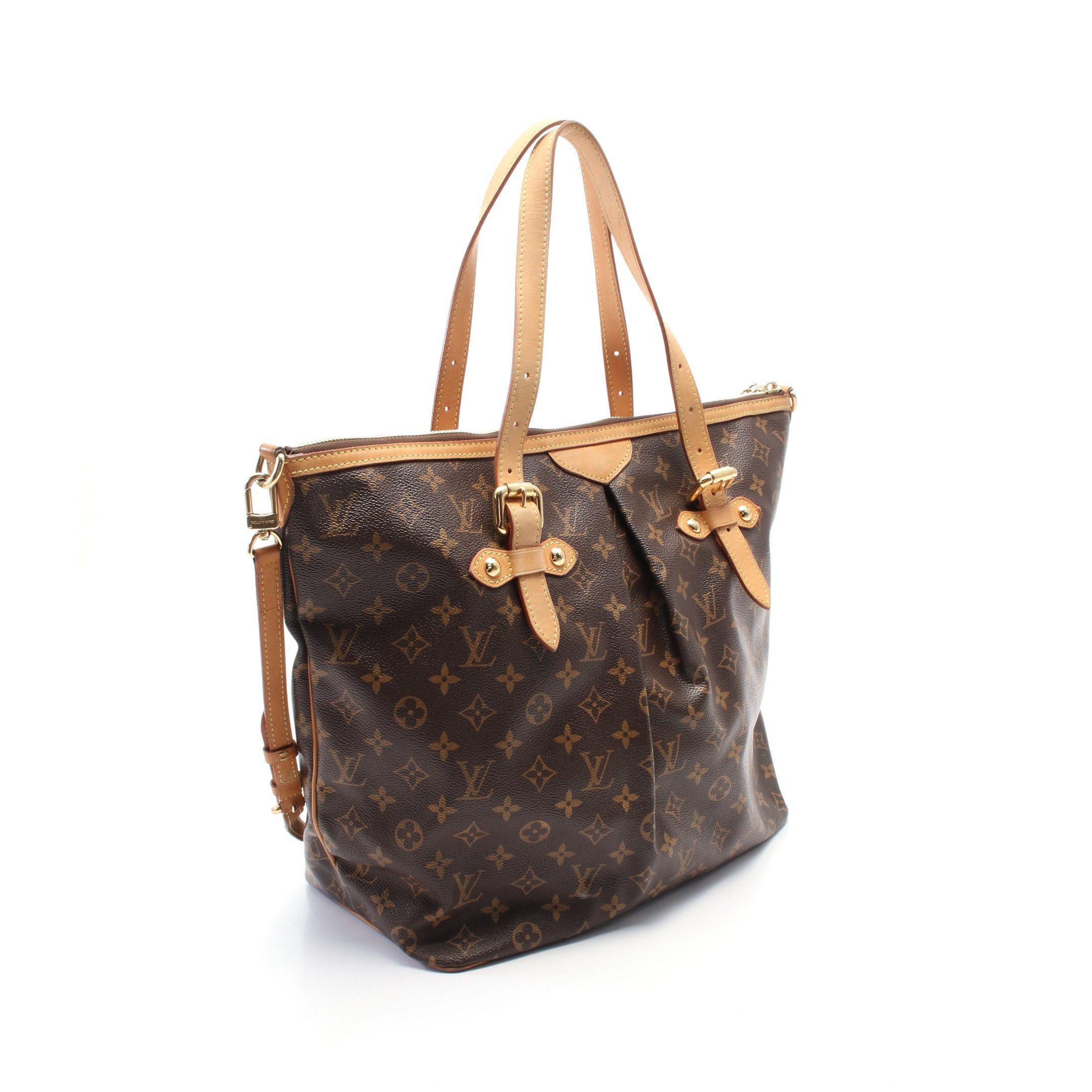 Louis Vuitton Louis Vuitton Palermo Gm Monogram Shoulder Bag Leather Brown Size ONE SIZE - 2 Thumbnail
