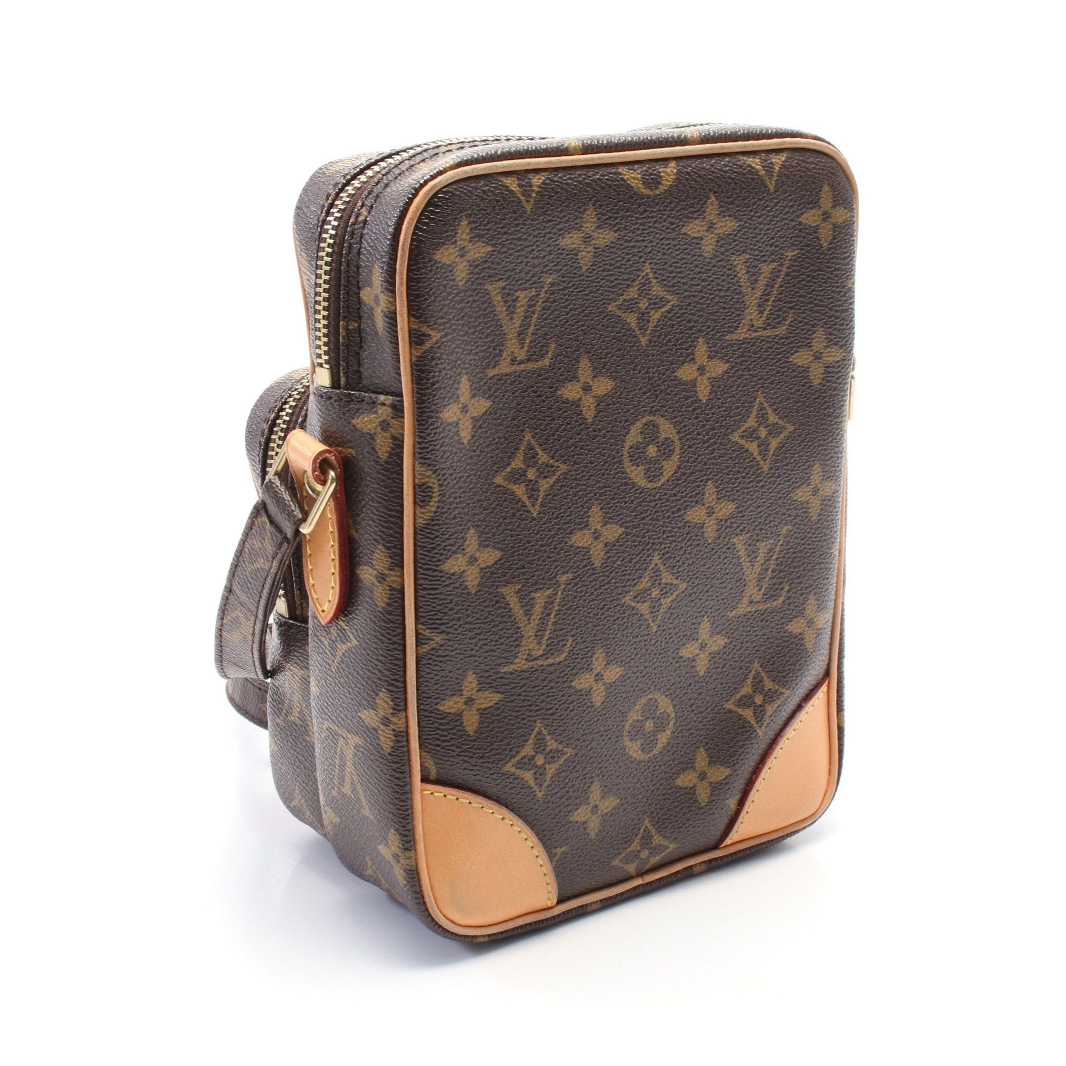 Louis Vuitton Louis Vuitton Amazon Monogram Shoulder Bag Leather Brown Size ONE SIZE - 2 Thumbnail
