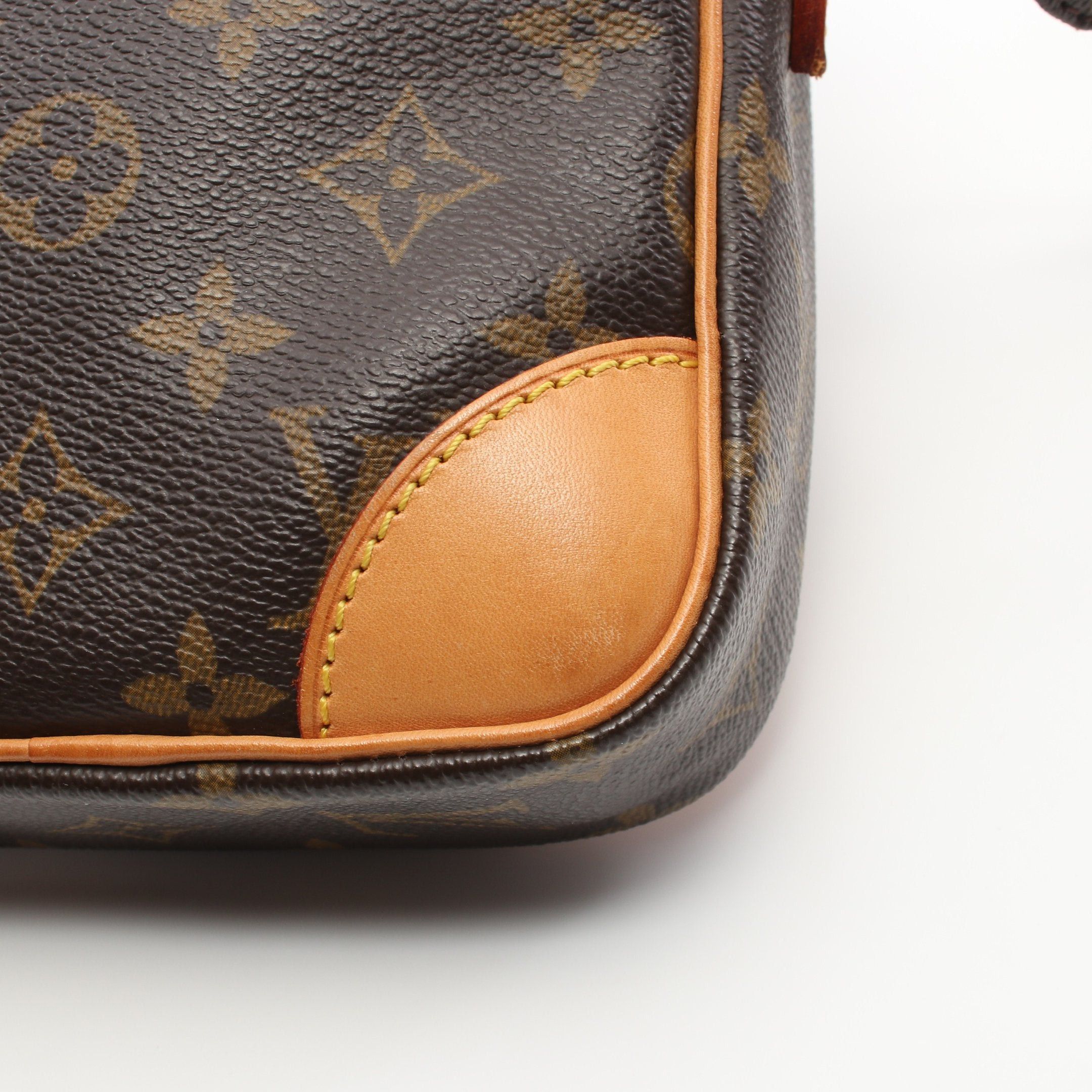 Louis Vuitton Louis Vuitton Danube Monogram Shoulder Bag Leather Brown Size ONE SIZE - 9 Thumbnail