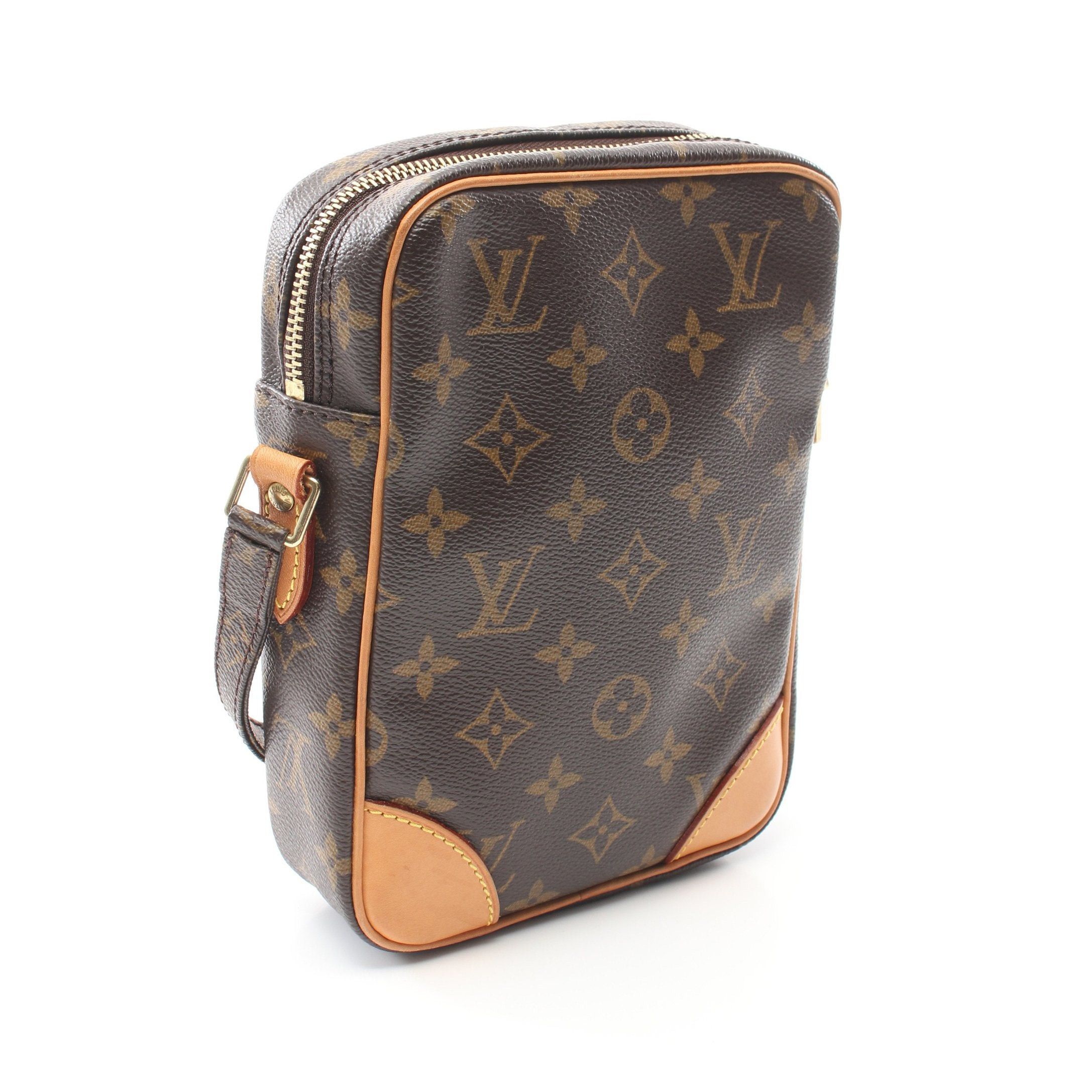 Louis Vuitton Louis Vuitton Danube Monogram Shoulder Bag Leather Brown Size ONE SIZE - 2 Thumbnail
