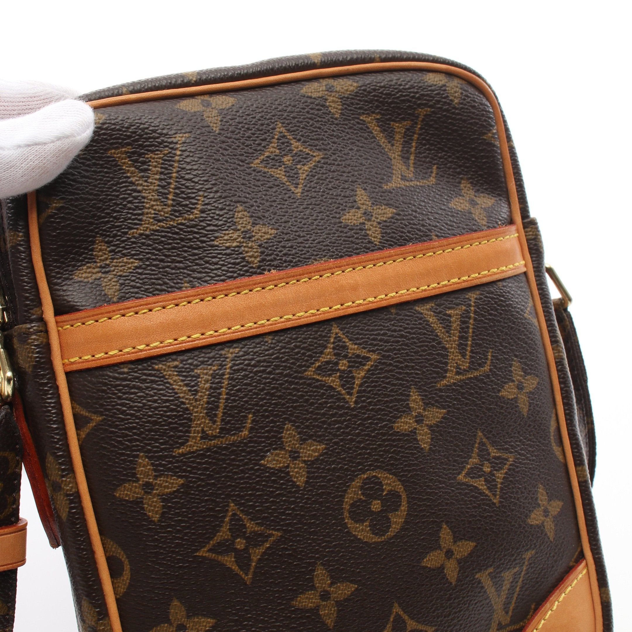 Louis Vuitton Louis Vuitton Danube Monogram Shoulder Bag Leather Brown Size ONE SIZE - 10 Thumbnail
