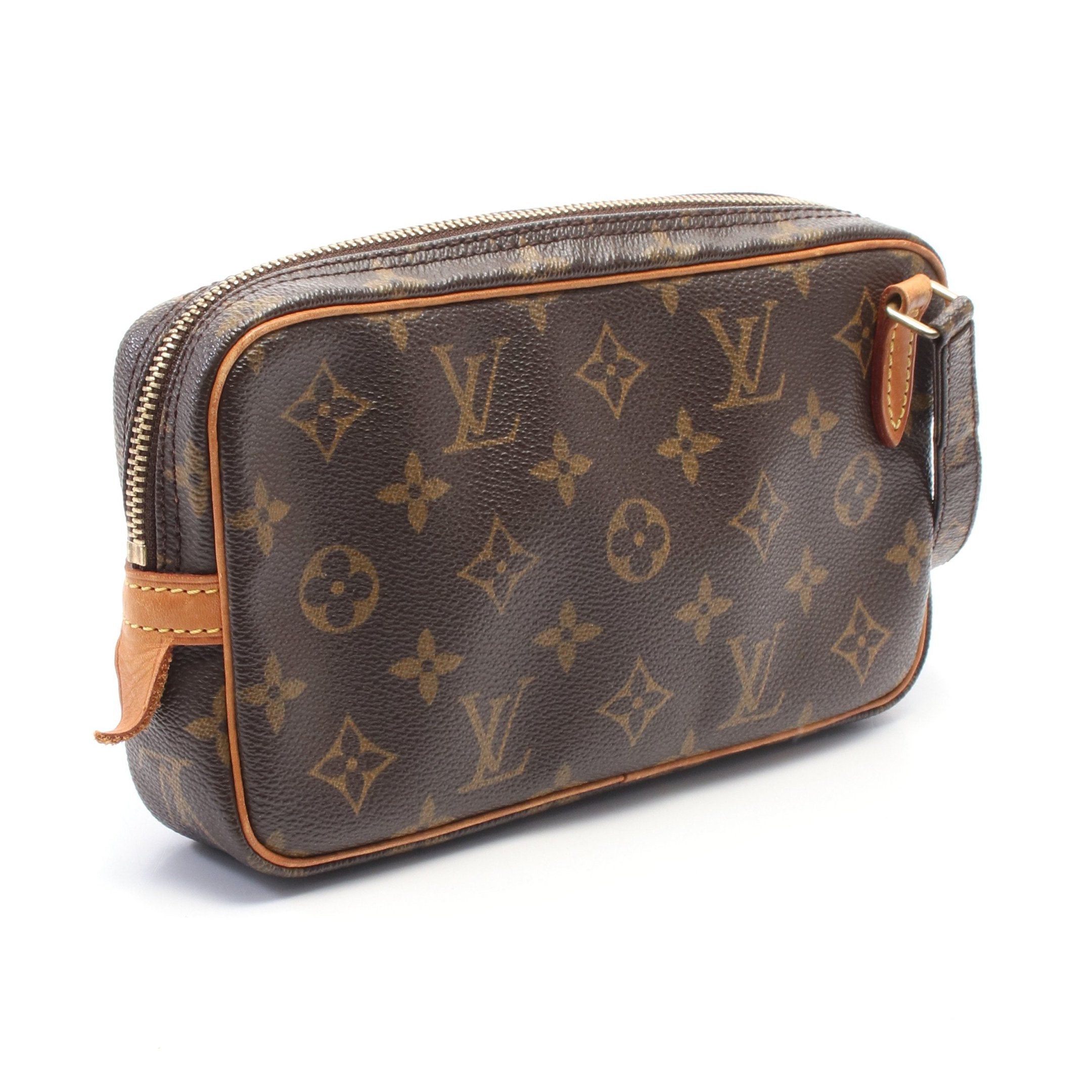 Louis Vuitton Louis Vuitton Marly Monogram Shoulder Bag Leather Brown Size ONE SIZE - 2 Thumbnail