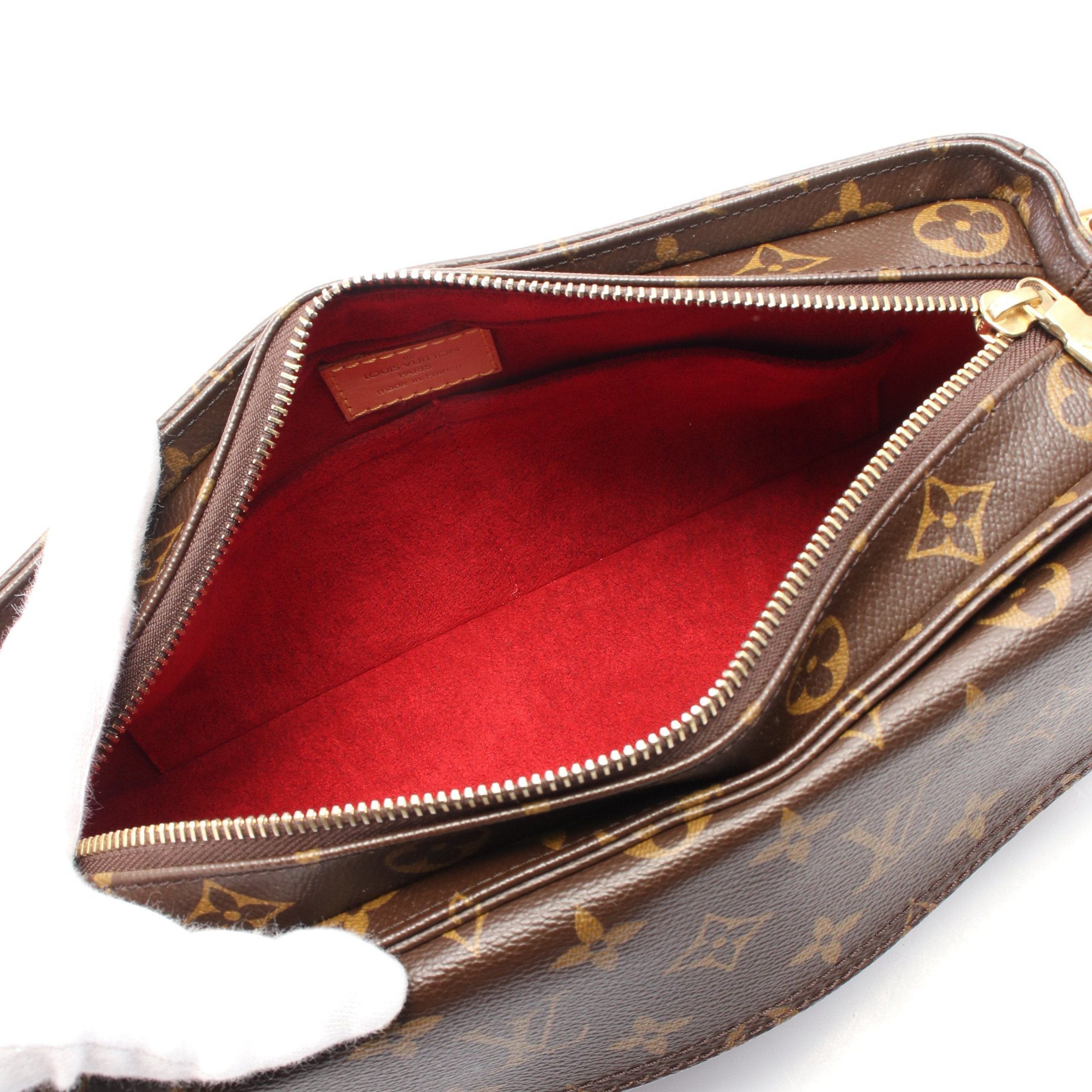 Louis Vuitton Louis Vuitton Vivacite Mm Monogram Shoulder Bag Leather Brown Size ONE SIZE - 3 Thumbnail