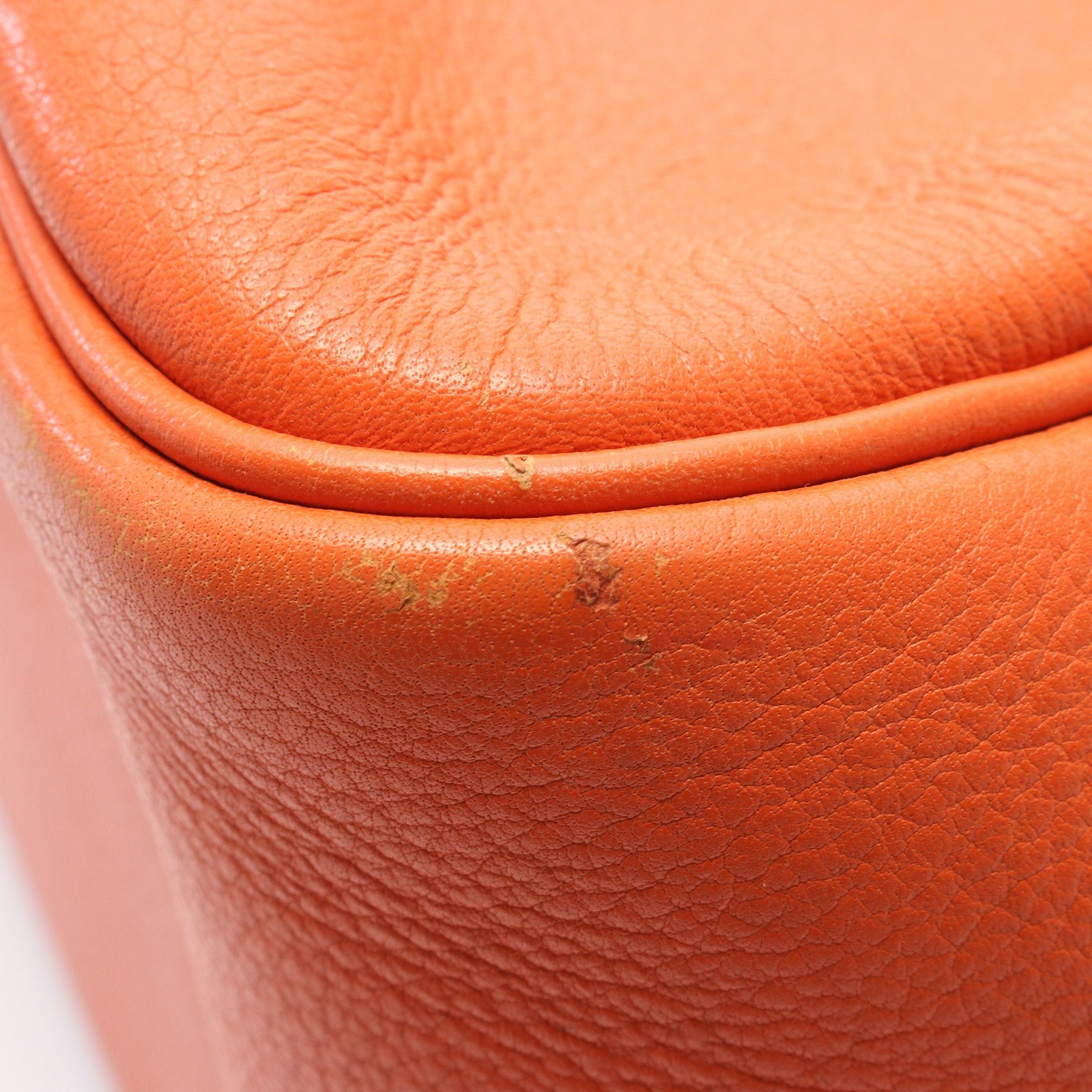Hermes Hermes Plume 32 Handbag Vomadam Orange Gold Hardware □B Stamp (Manufactured Around 1998) Size ONE SIZE - 14 Thumbnail