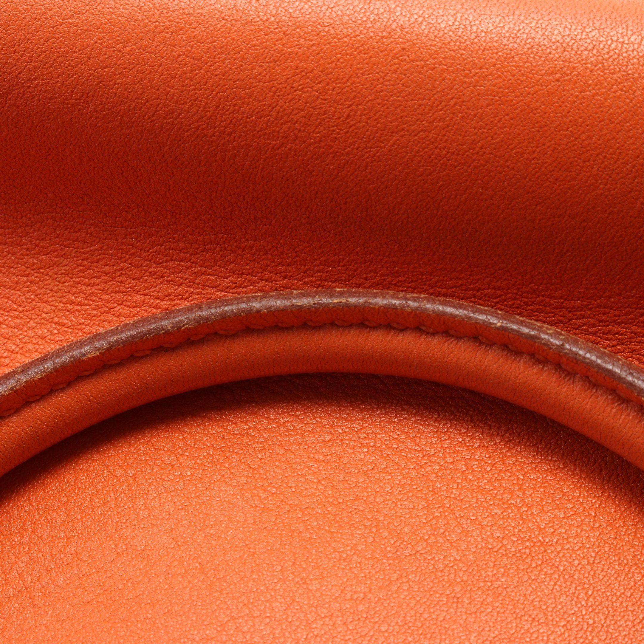 Hermes Hermes Plume 32 Handbag Vomadam Orange Gold Hardware □B Stamp (Manufactured Around 1998) Size ONE SIZE - 11 Thumbnail