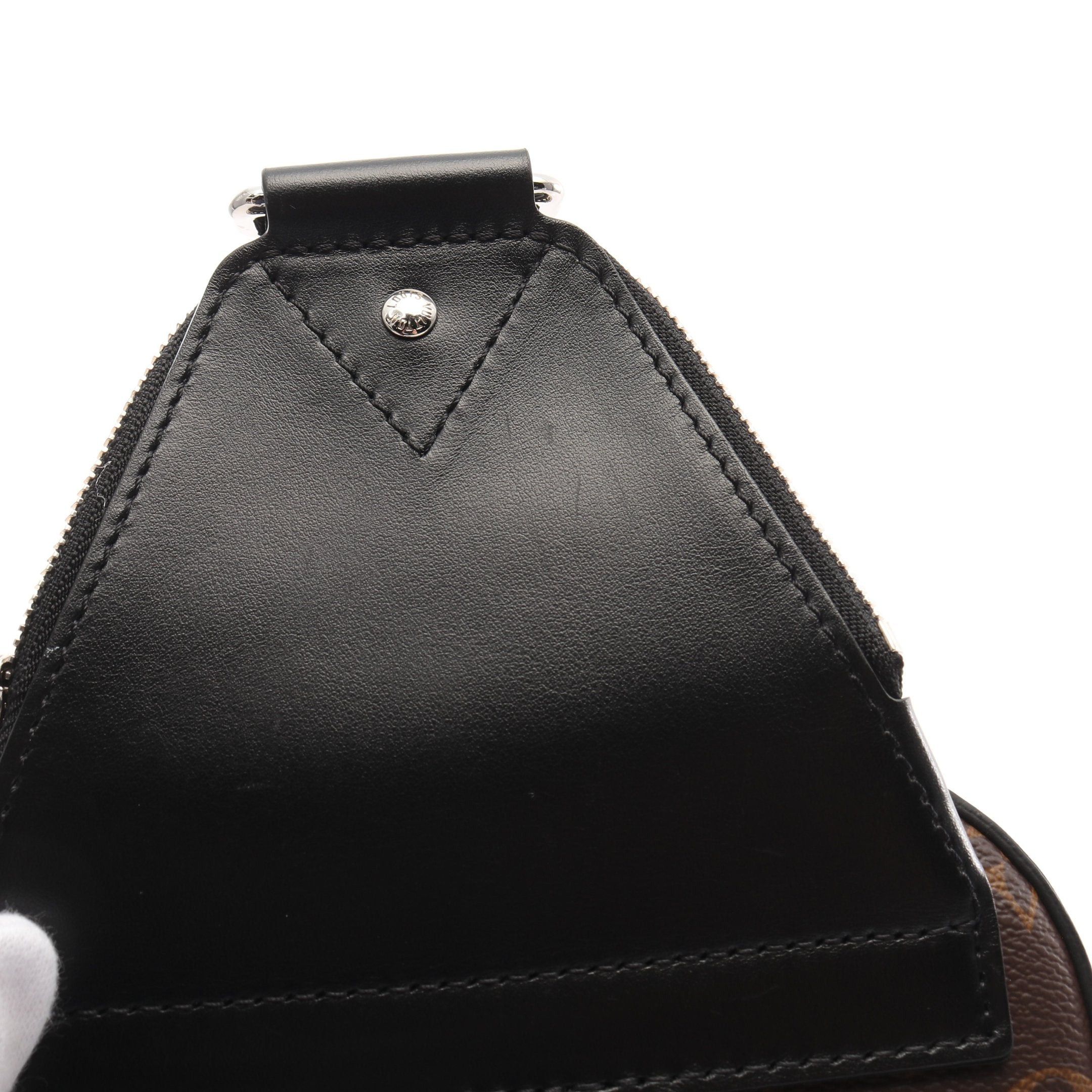 Louis Vuitton Louis Vuitton Avenue Sling Bag Monogram Macassar Body Leather Brown Black Size ONE SIZE - 6 Thumbnail