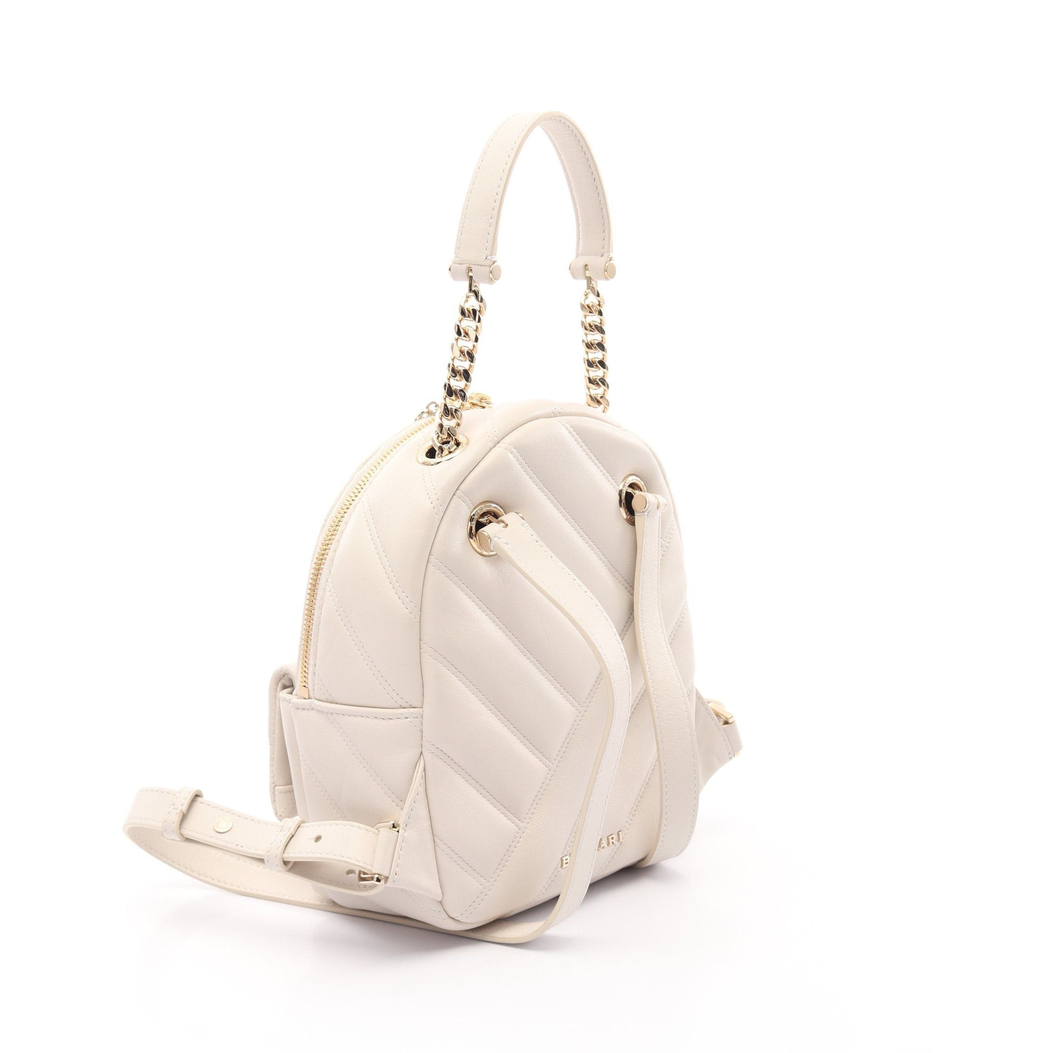 Bvlgari Bvlgari Serpenti Cabochon Backpack Rucksack Leather Ivory Size ONE SIZE - 2 Thumbnail