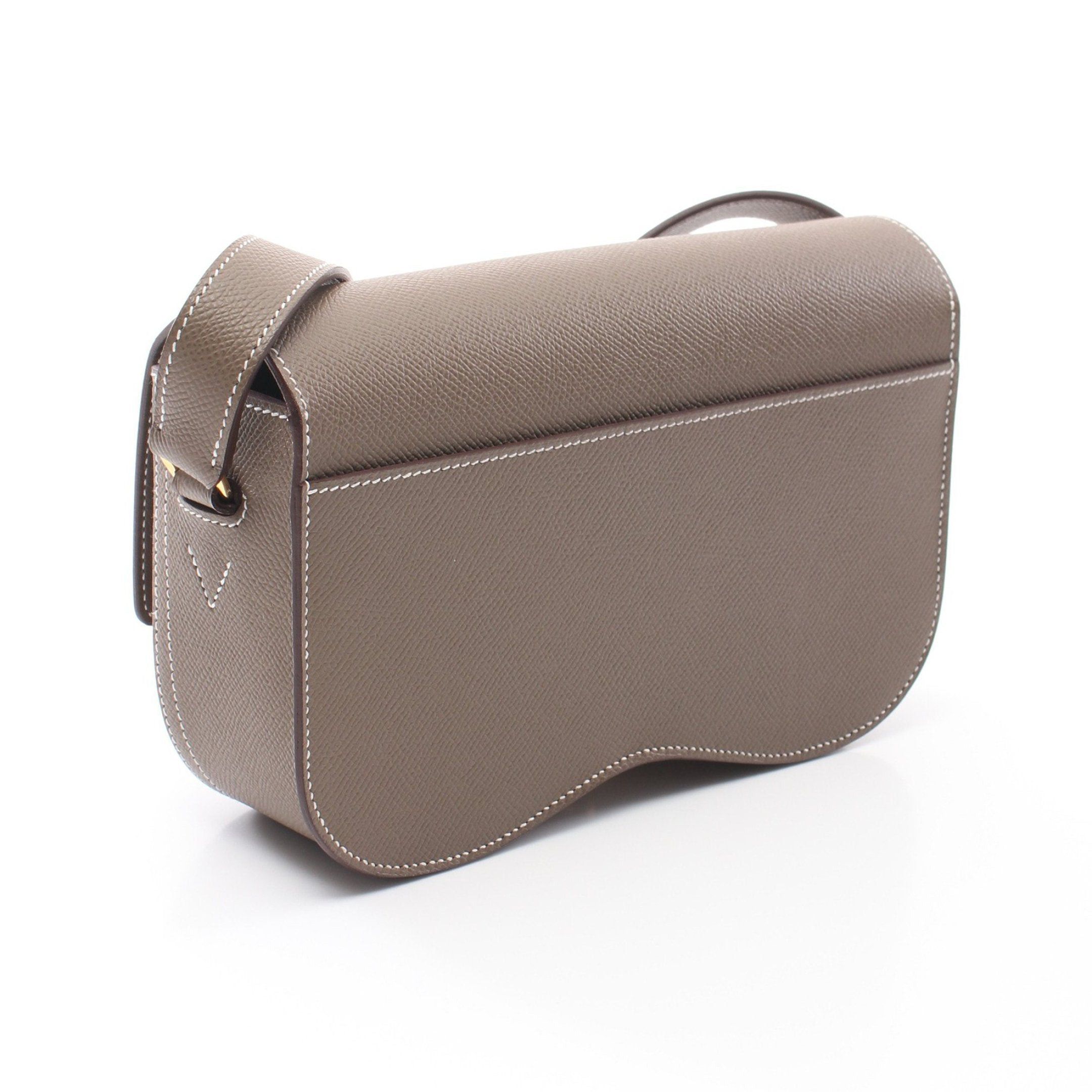Hermes Hermes Della Cavalleria Elan Etoupe Shoulder Bag Veau Epsom Gray Brown Gold Hardware B Stamp Size ONE SIZE - 2 Thumbnail